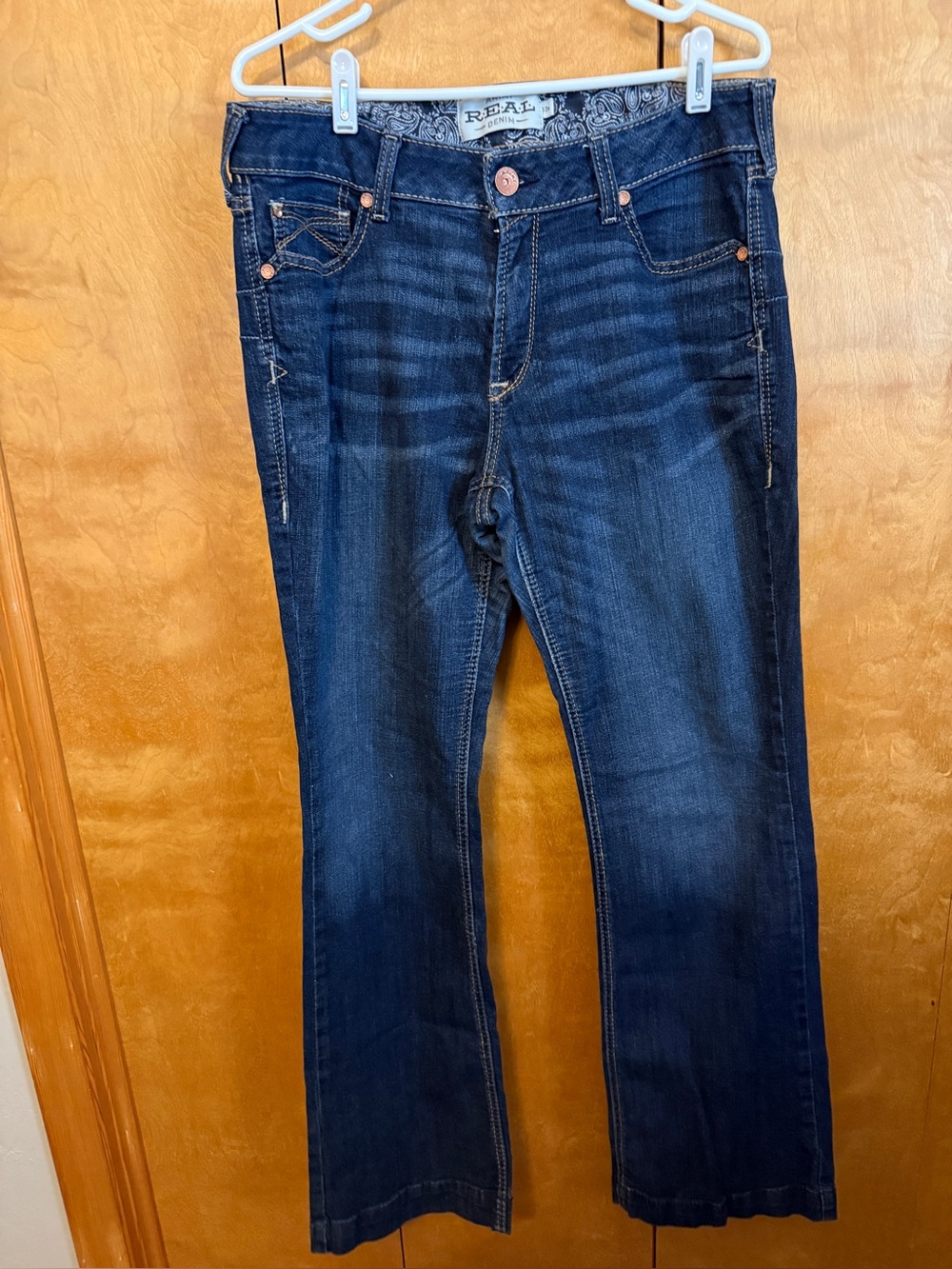 Ariat Blue Trouser Jeans women size 33R